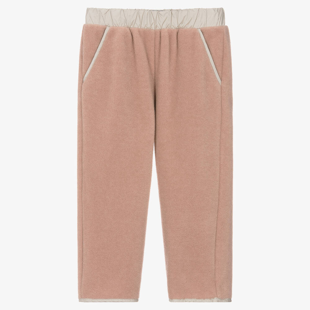 Il Gufo - Pantalon rose foncé en polaire | Childrensalon