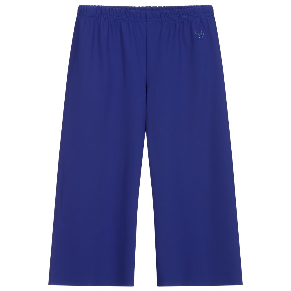 Il Gufo - Girls Electric Blue Culottes | Childrensalon