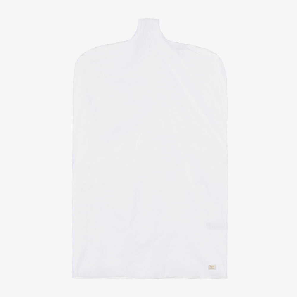 Il Gufo-Girls Elegant Ivory Satin Dress | Childrensalon Outlet