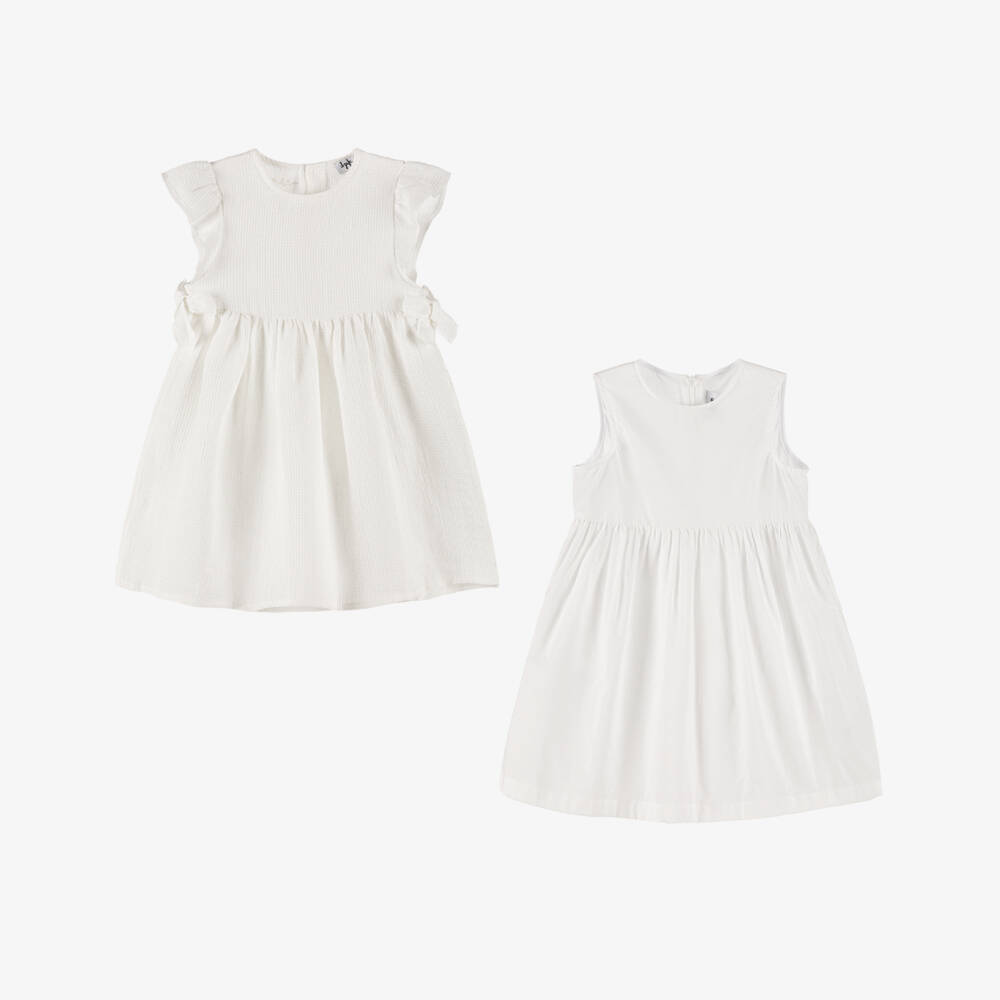 Il Gufo-فستان عاجي فاخر للبنات | Childrensalon Outlet