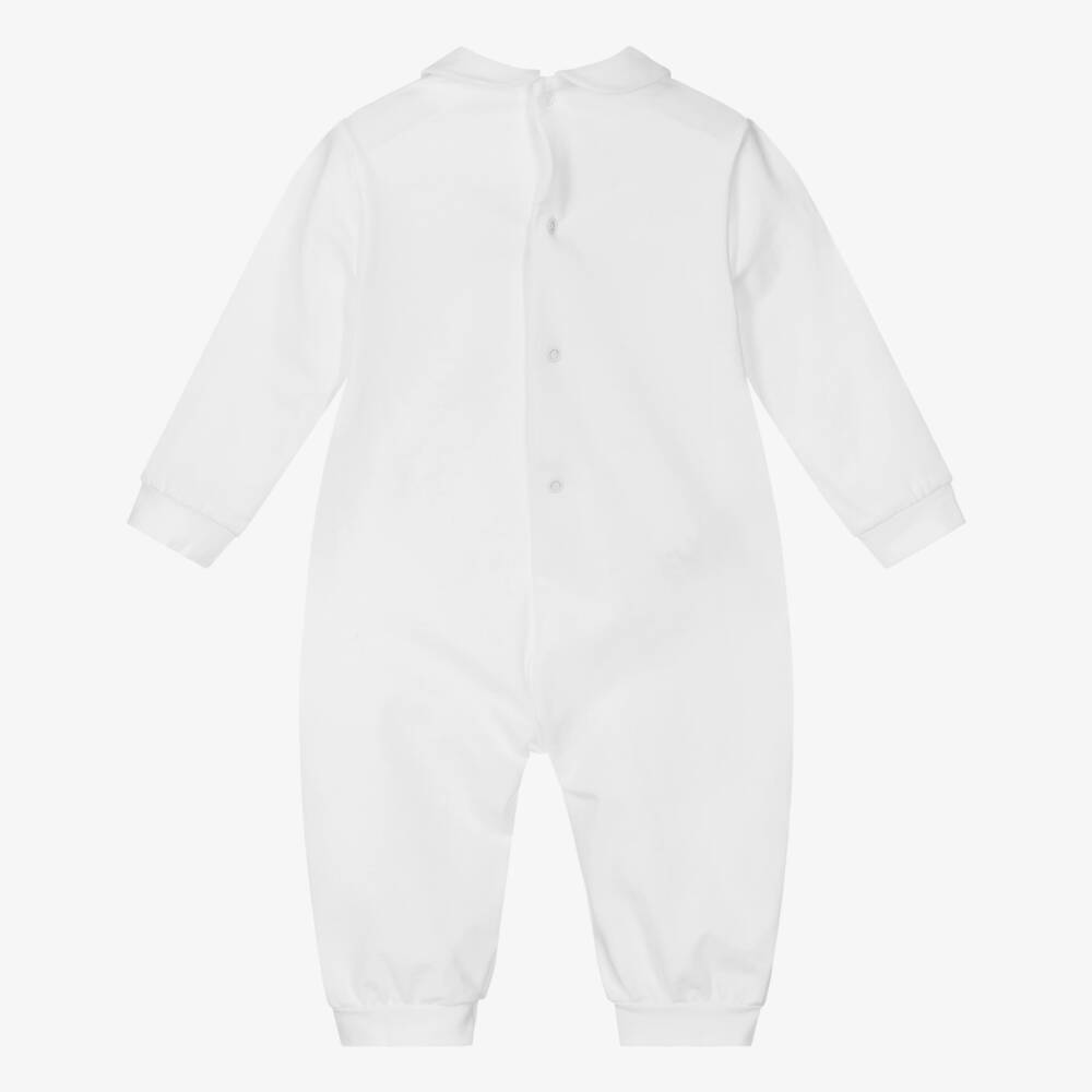 Il Gufo-Элегантный белый хлопковый боди для девочек | Childrensalon Outlet