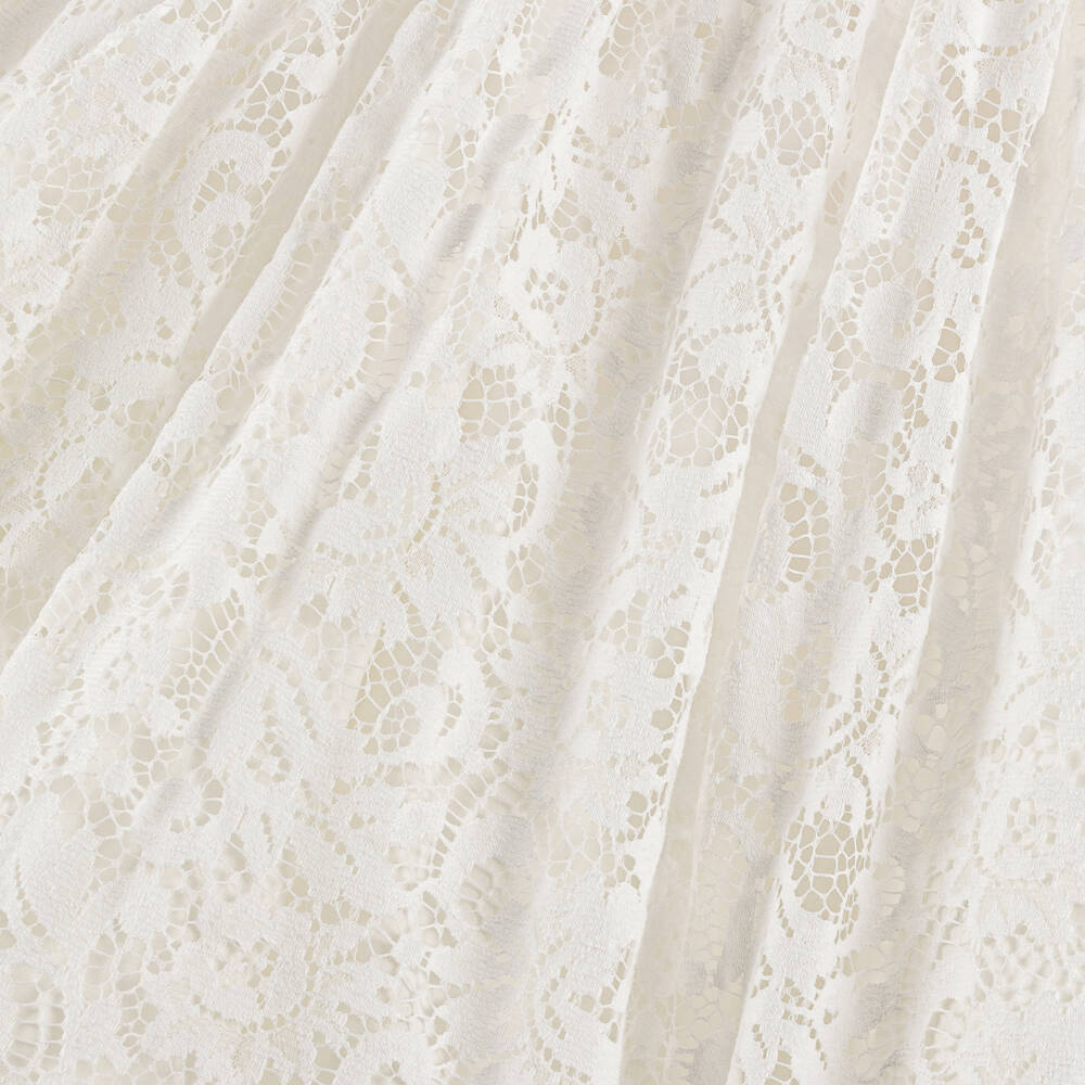 Il Gufo-Элегантное белое кружевное платье для девочек | Childrensalon Outlet