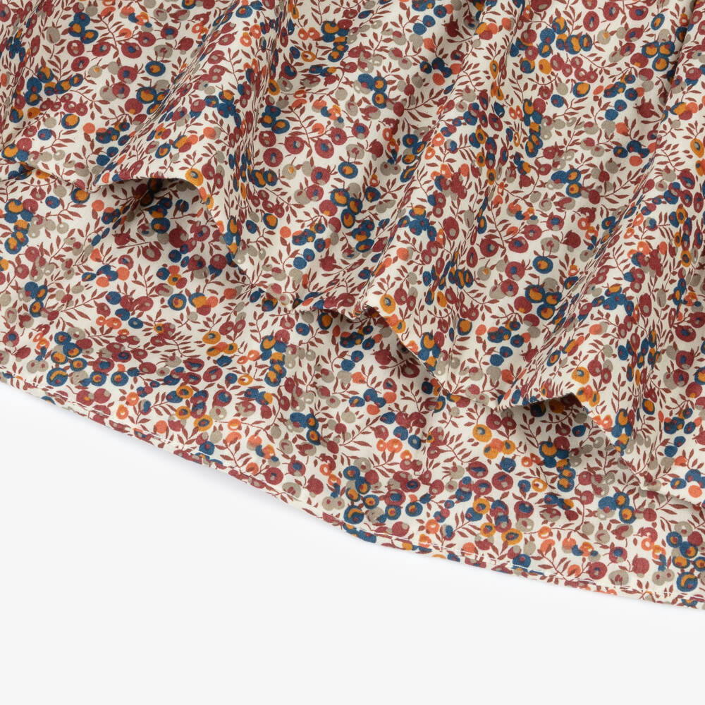 Il Gufo-Girls Floral Pink Jersey Dress | Childrensalon Outlet