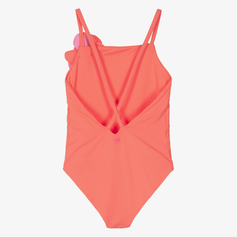Il Gufo-Girls Floral Pink Swimwear Delight | Childrensalon Outlet