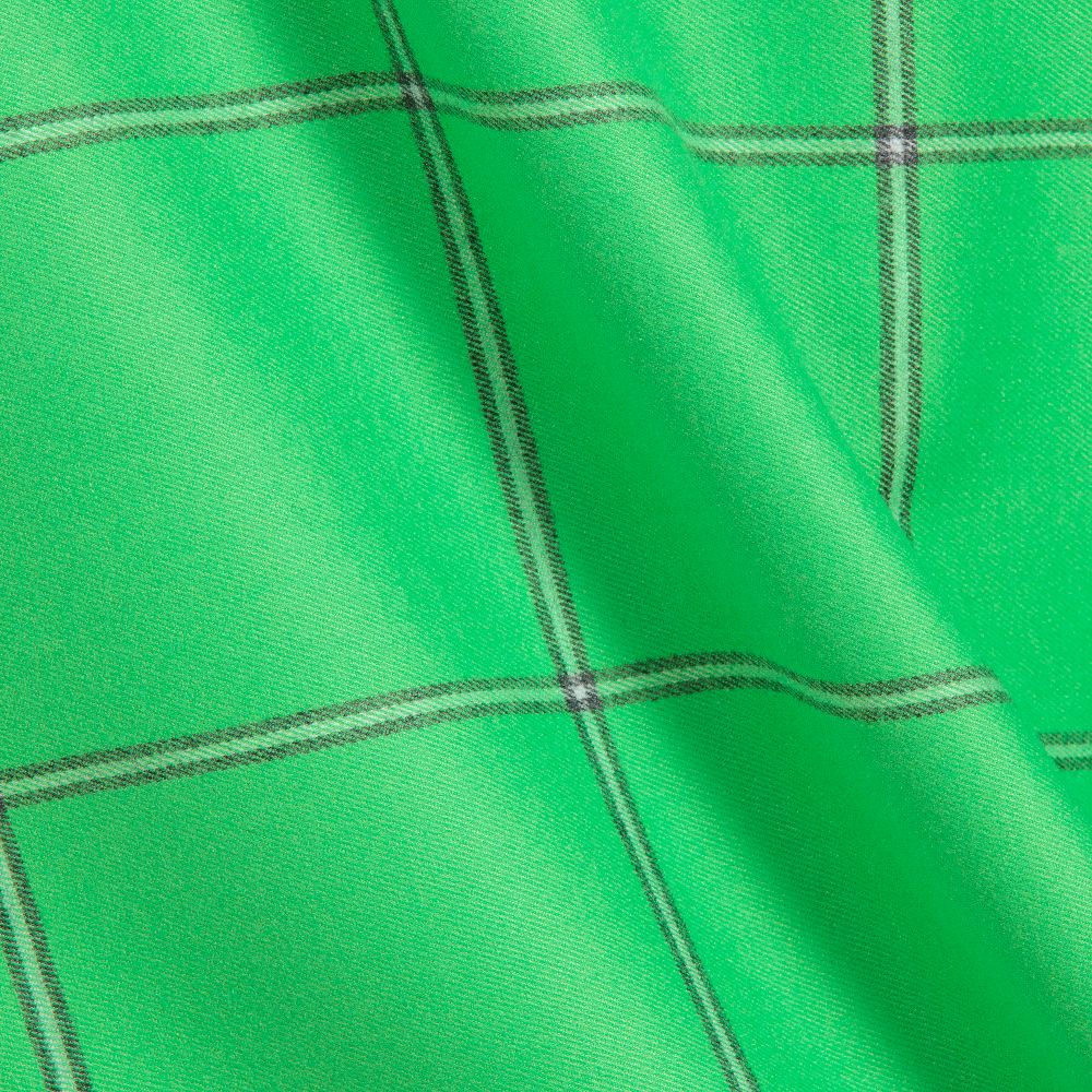 Il Gufo-Girls Green Check Dress | Childrensalon Outlet