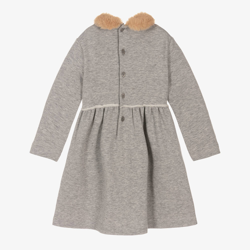 Il Gufo-Серое платье из хлопкового джерси | Childrensalon Outlet