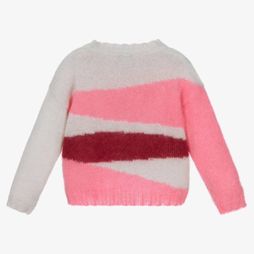 Il Gufo-كنزة موهير محبوك لون رمادي للبنات | Childrensalon Outlet