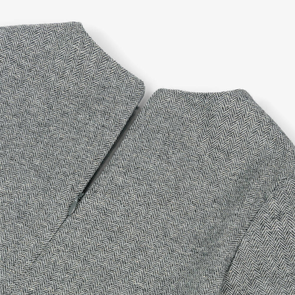 Il Gufo-Girls Grey Sparkly Tweed Dress with Diamanté Pockets | Childrensalon Outlet