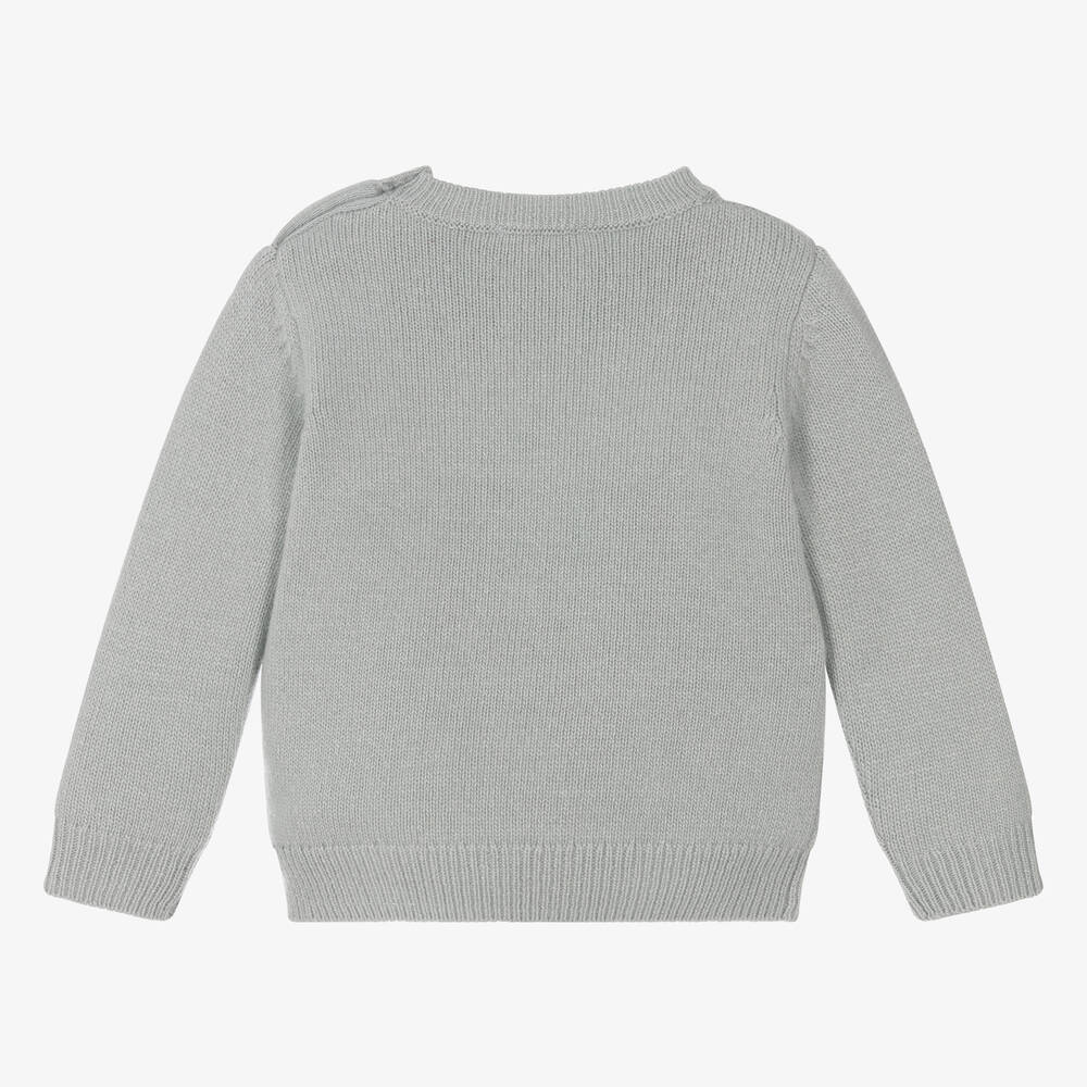 إيل غوفو-بلوفر أطفال بناتي صوف محبوك لون رمادي | Childrensalon Outlet