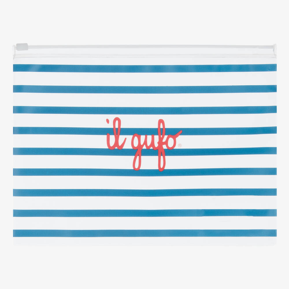 Il Gufo-طقم شاطيء قطن بوبلين لون عاجي للبنات | Childrensalon Outlet