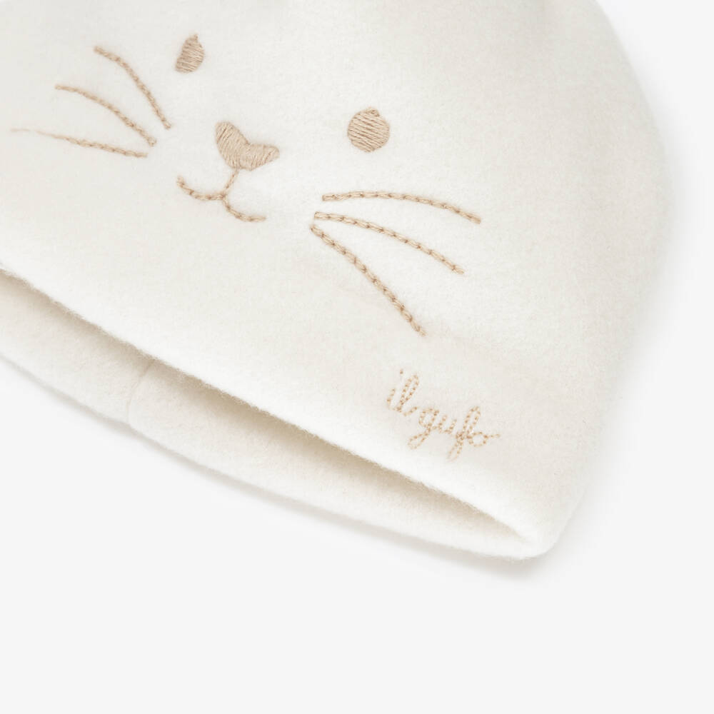 Il Gufo-Girls Ivory Fleece Set | Childrensalon Outlet