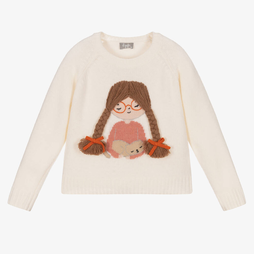 Il Gufo - Кремовый шерстяной свитер | Childrensalon