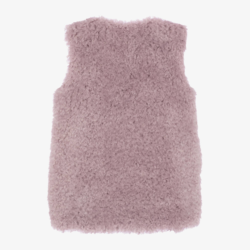 إيل غوفو-جيليه فرو صناعي لون بنفسجي ليلكي للبنات | Childrensalon Outlet