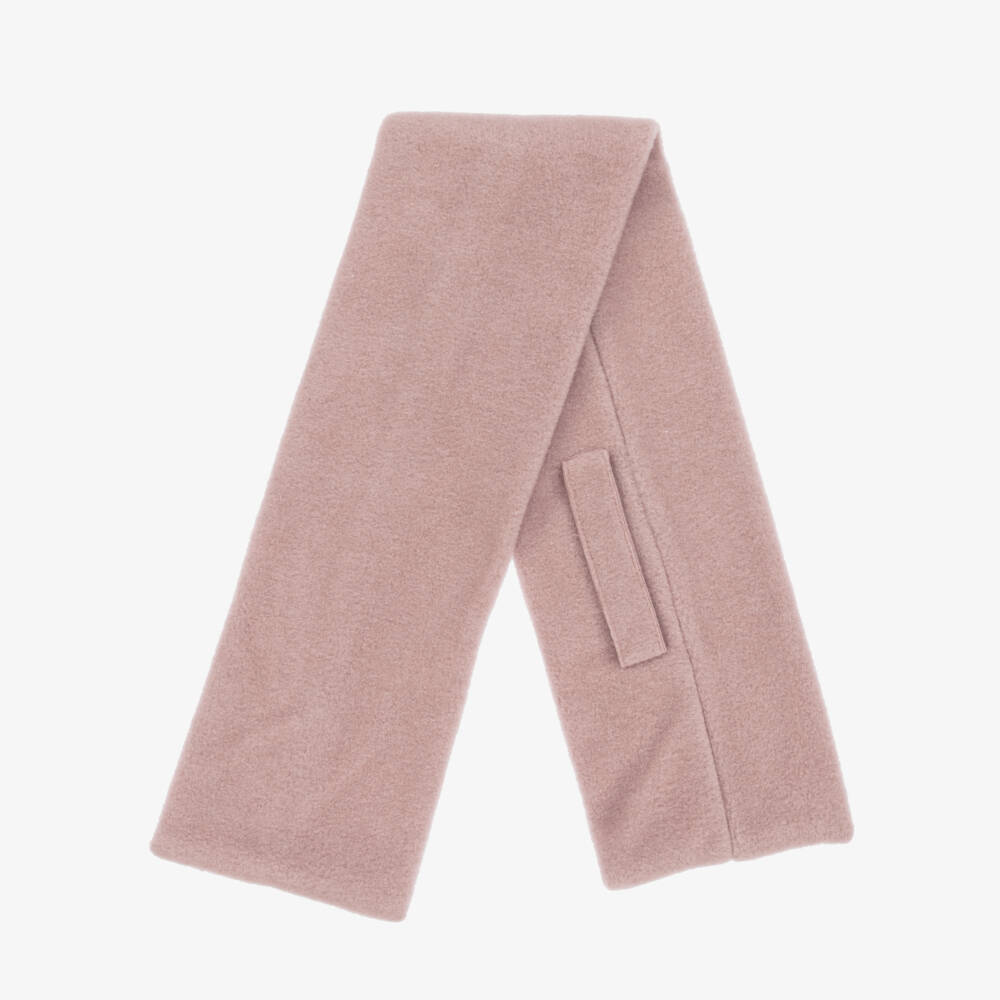 Il Gufo-Girls Lilac Fleece Hat and Scarf | Childrensalon Outlet