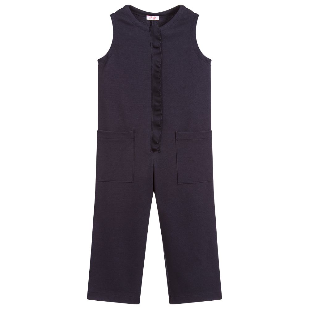 Il Gufo - Girls Milano Jersey Jumpsuit | Childrensalon