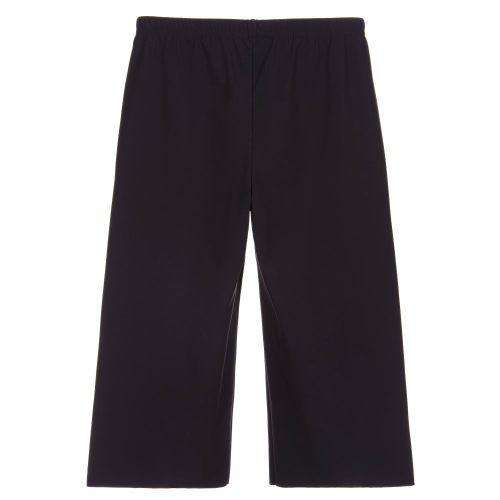 Il Gufo-Girls Navy Blue Culottes | Childrensalon Outlet