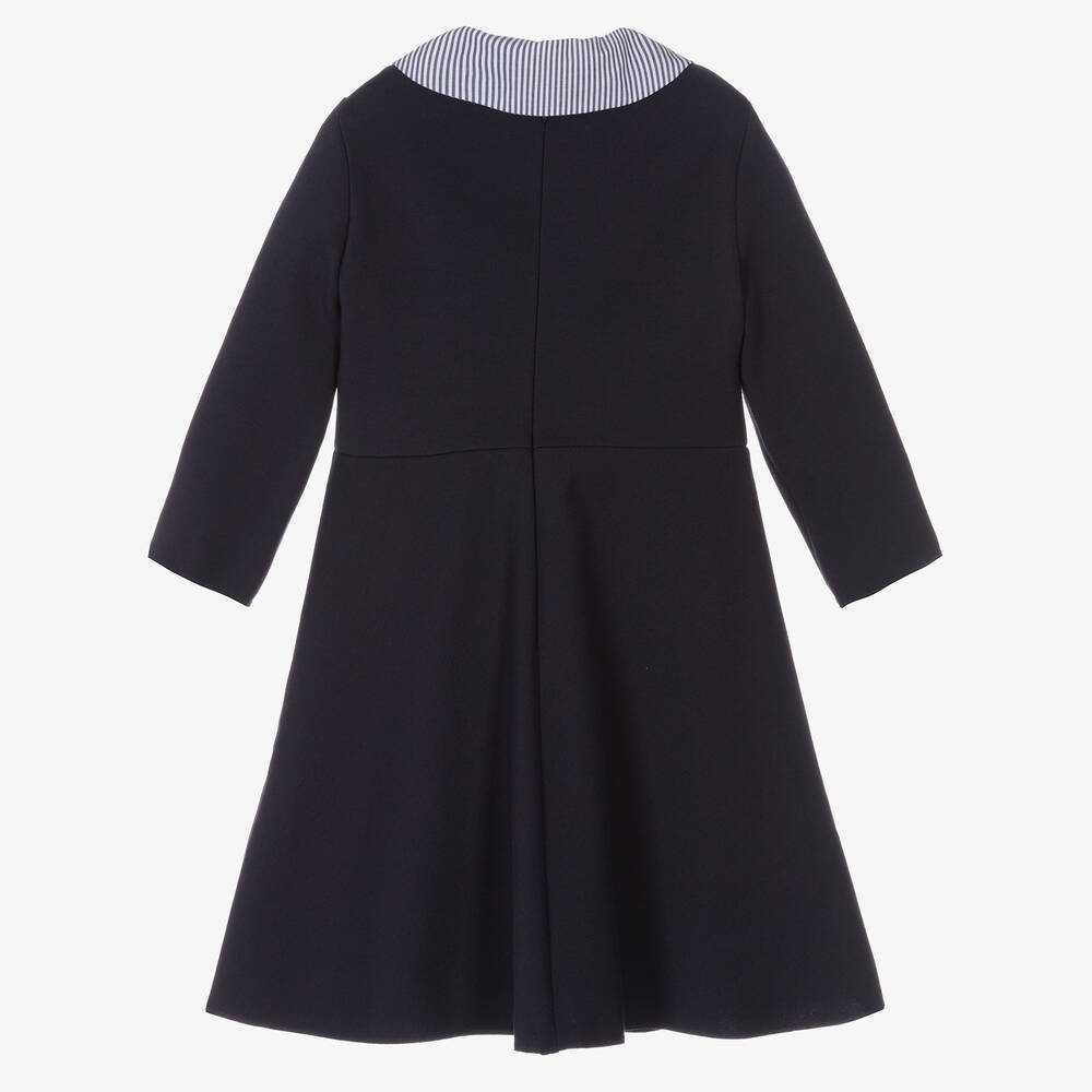 Il Gufo-فستان ميلانو جيرسي لون كحلي | Childrensalon Outlet