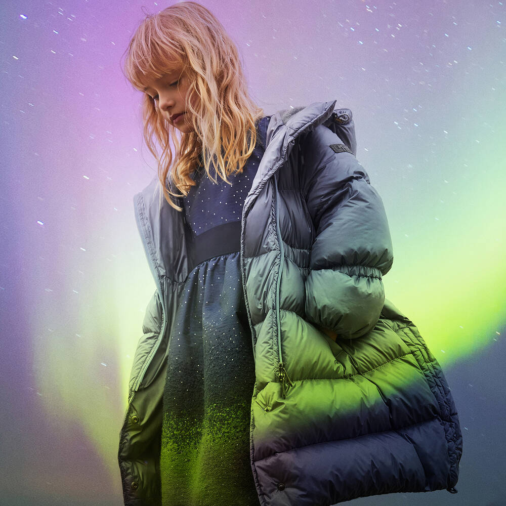 Il Gufo-Girls Navy Blue Sparkle Dress | Childrensalon Outlet