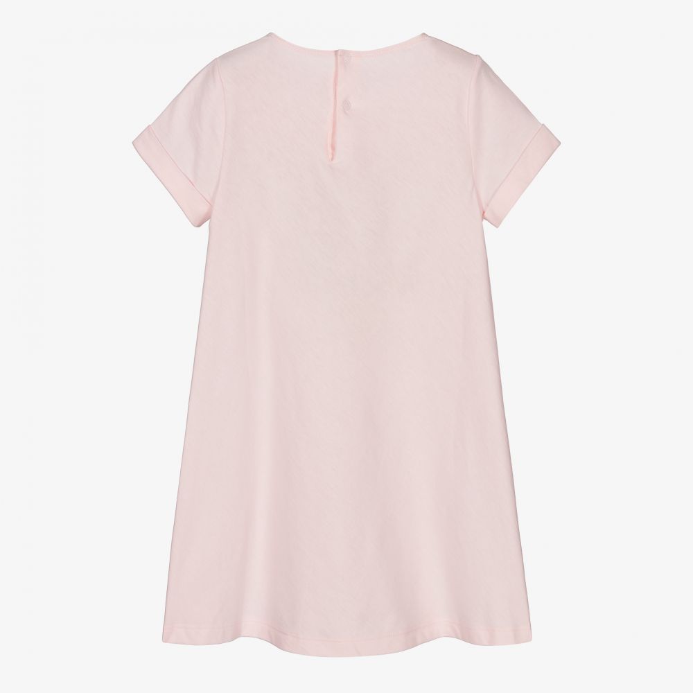 Il Gufo-Girls Pale Pink Tulip Dress | Childrensalon Outlet