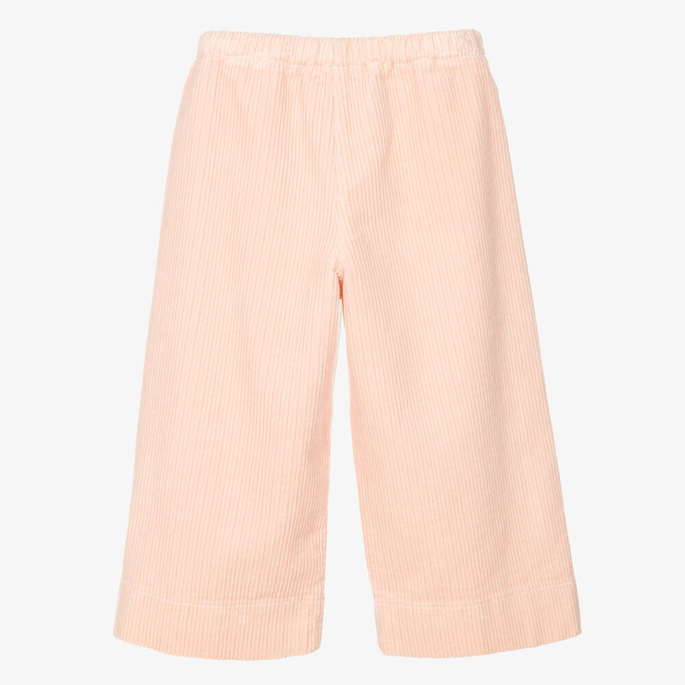 Il Gufo-Girls Pink Corduroy Trousers | Childrensalon Outlet