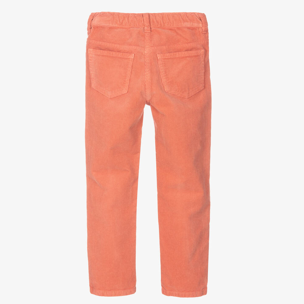 Il Gufo-Girls Pink Corduroy Trousers | Childrensalon Outlet