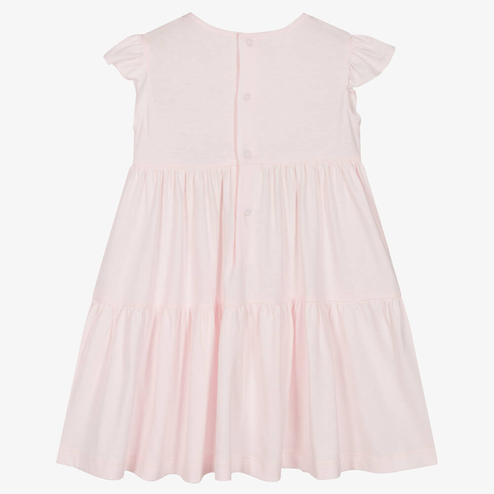 Il Gufo-فستان قطن جيرسي لون زهري | Childrensalon Outlet