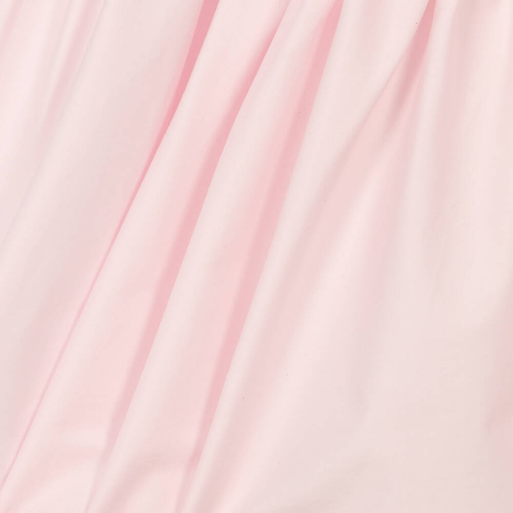 Il Gufo-Розовое хлопковое платье-рубашка | Childrensalon Outlet