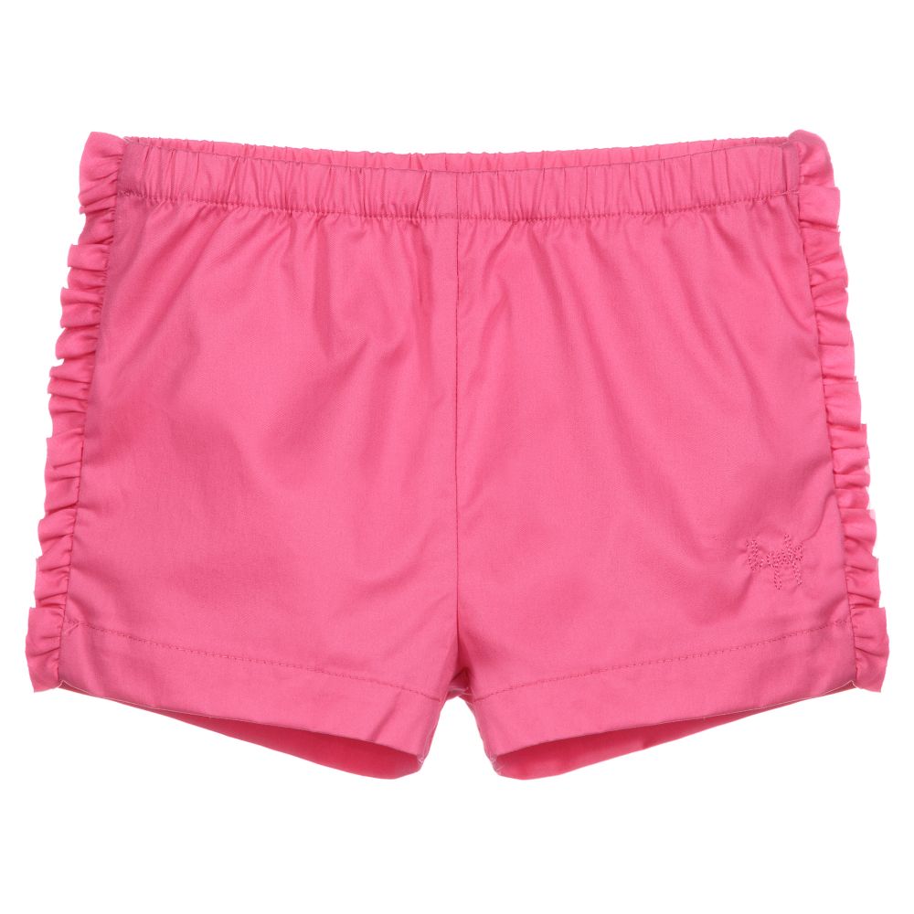 Il Gufo - Розовые хлопковые шорты для девочек | Childrensalon