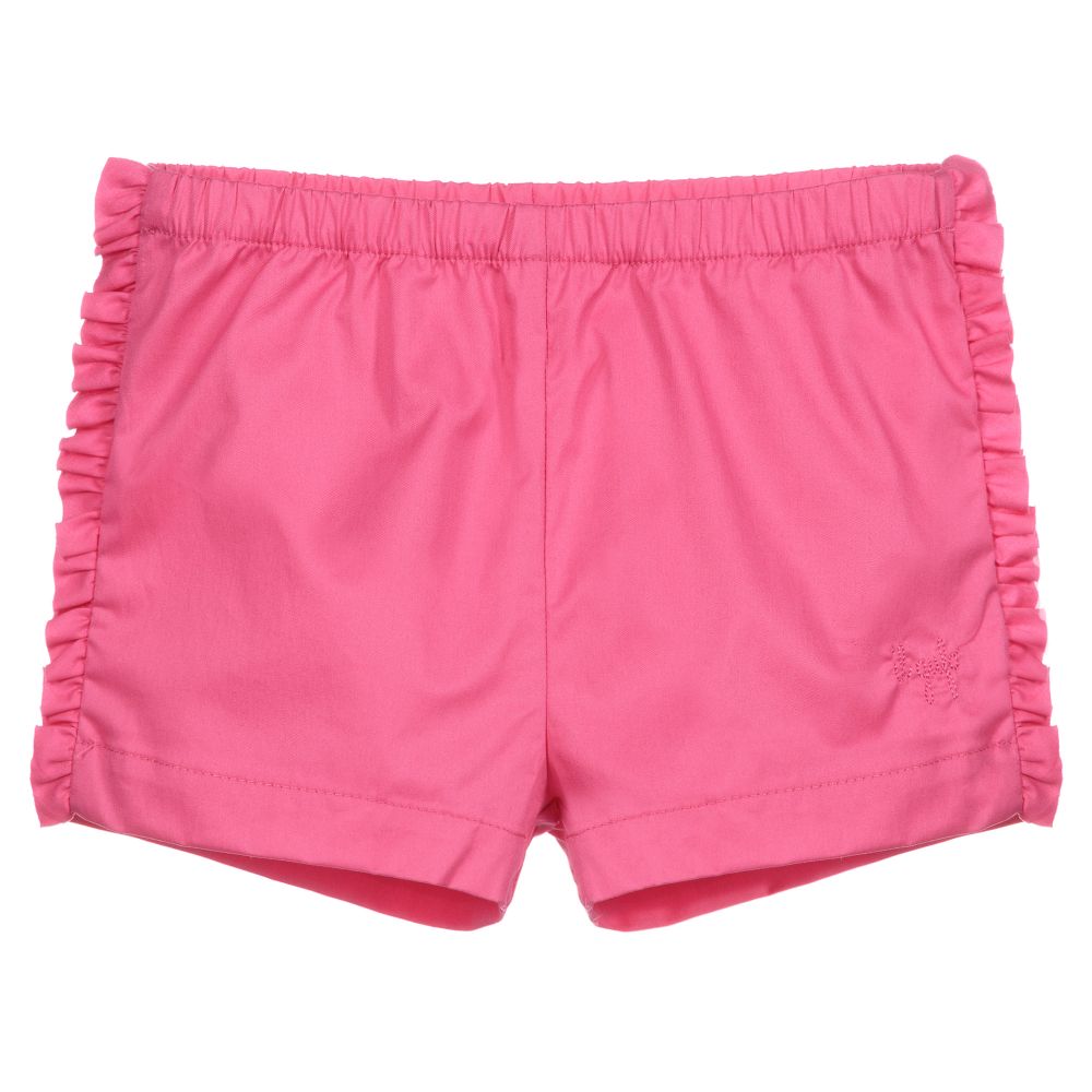 Il Gufo - Pinke Baumwollshorts für Mädchen | Childrensalon