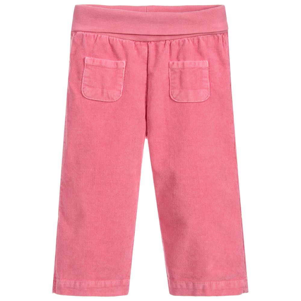 Il Gufo-بنطلون أطفال بناتي قطن لون زهري | Childrensalon Outlet