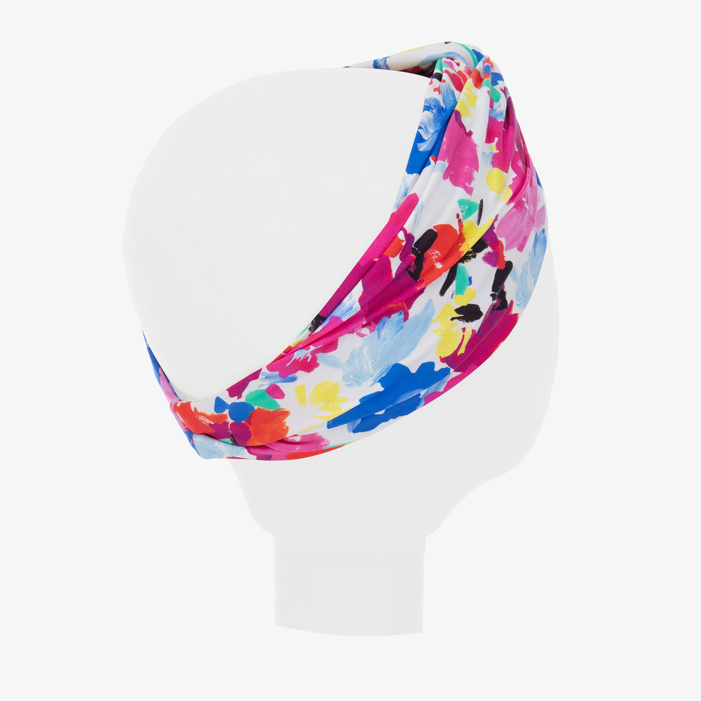 Il Gufo-Girls Pink Floral Headband | Childrensalon Outlet