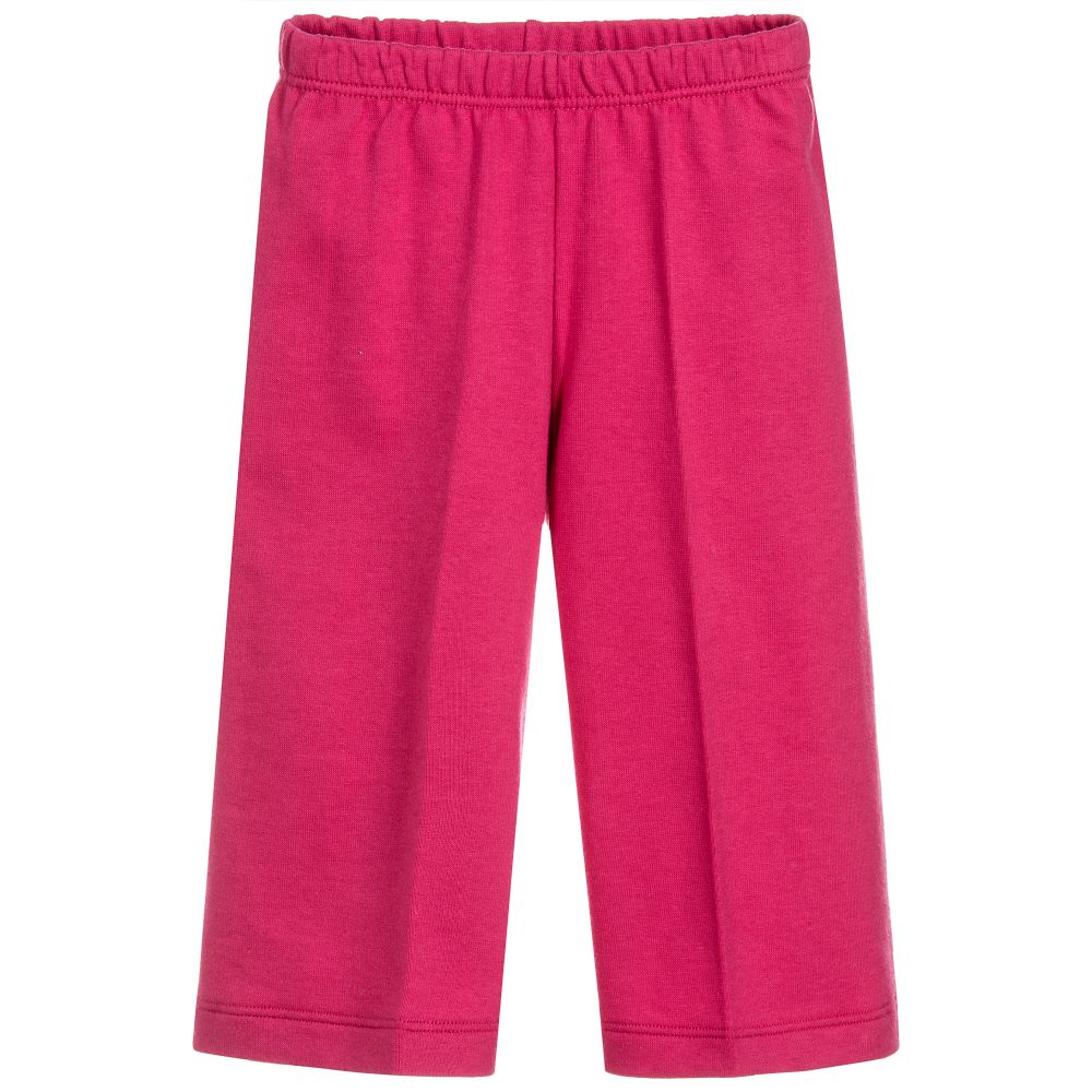 Il Gufo - Girls Pink Jersey Culottes | Childrensalon