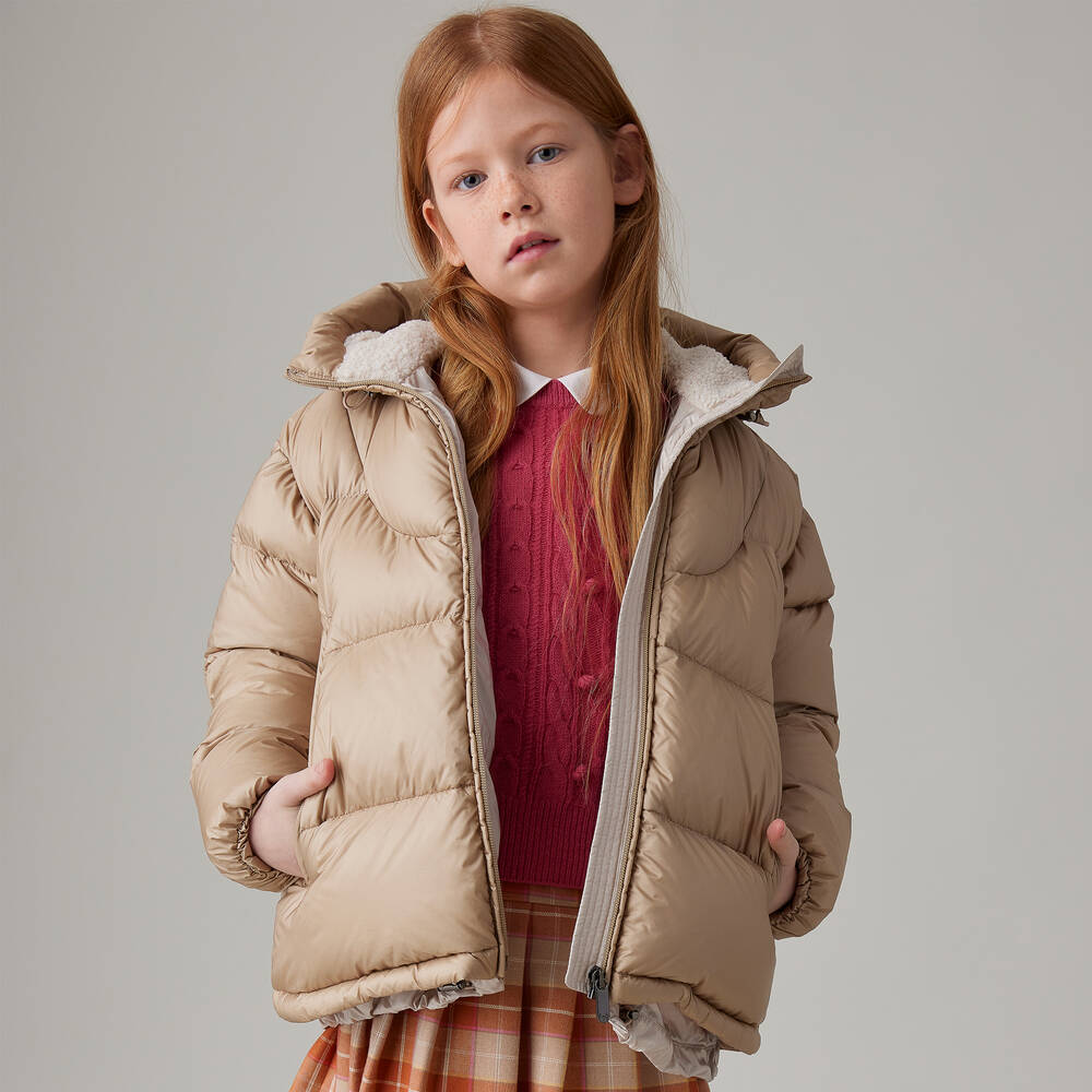 إيل غوفو-سليب أوفر صوف مارينو محبوك لون زهري للبنات | Childrensalon Outlet