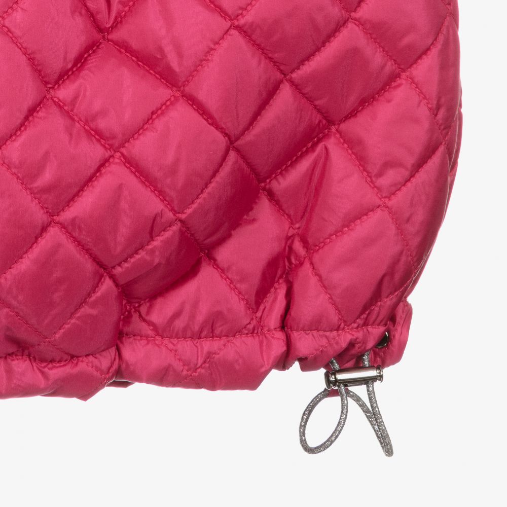 Il Gufo Girls Pink Quilted Skirt Childrensalon Outlet