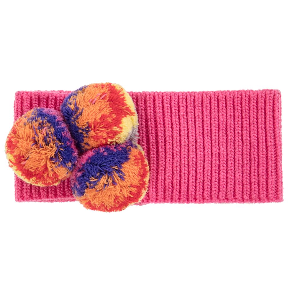 Il Gufo - Girls Pink Wool Headband | Childrensalon