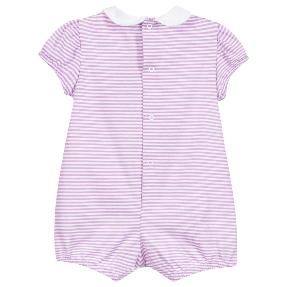 Il Gufo-Girls Purple Floral Shortie | Childrensalon Outlet
