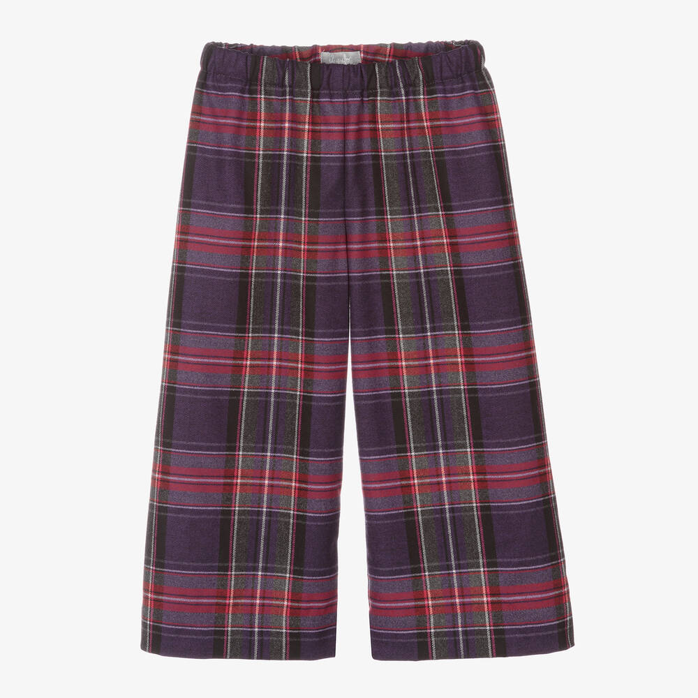 Il Gufo - Violette Schottenkaro-Culotte (M) | Childrensalon