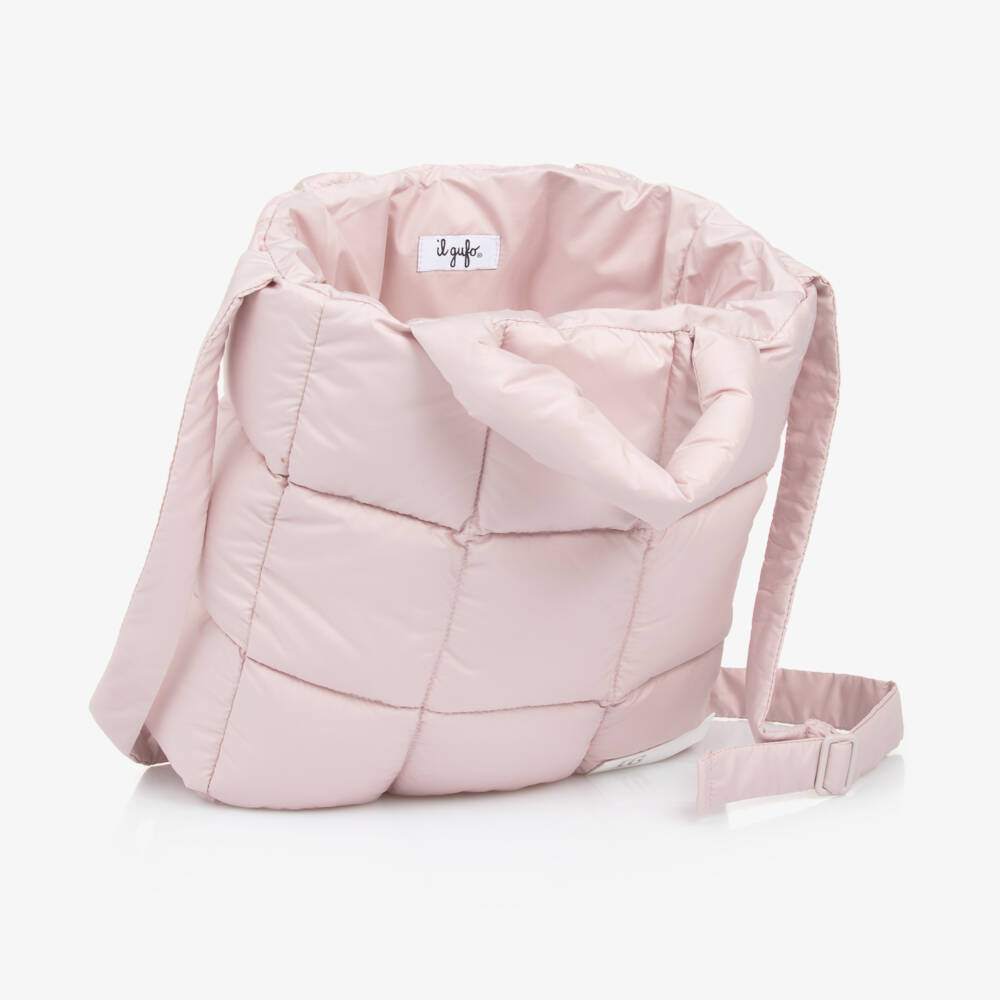 Il Gufo-Girls Quilted Pink Shoulder Bag | Childrensalon Outlet