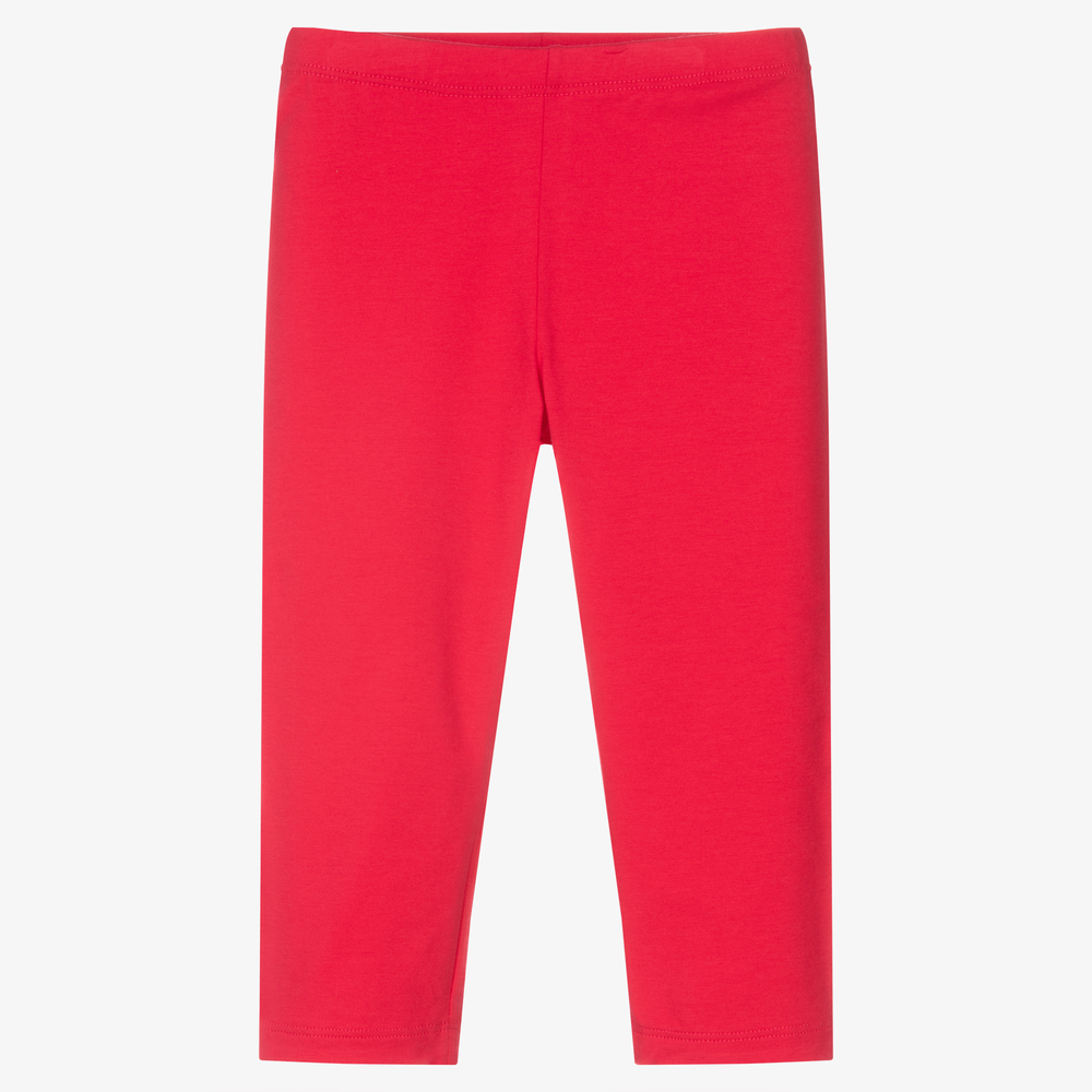 Il Gufo - Legging rouge en coton Fille | Childrensalon