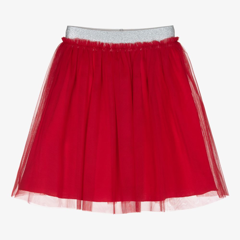 Il Gufo - Красная юбка из тюля для девочек | Childrensalon