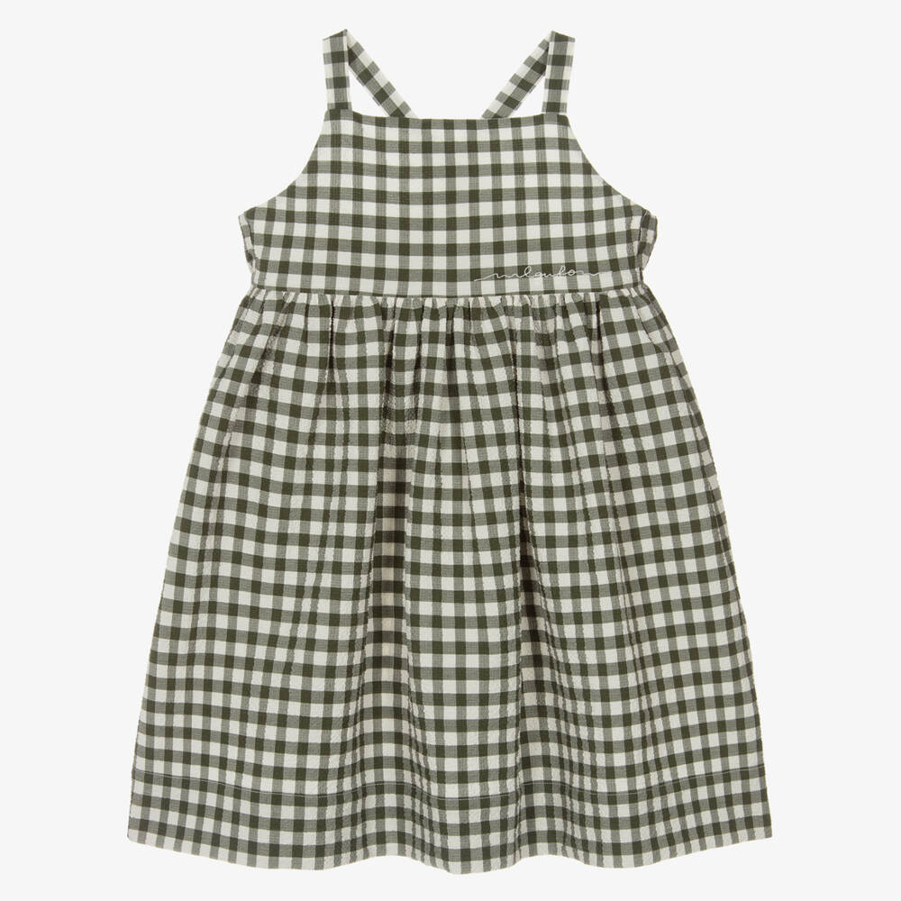 Il Gufo-فستان صيفي بنقشة المربعات للبنات | Childrensalon Outlet