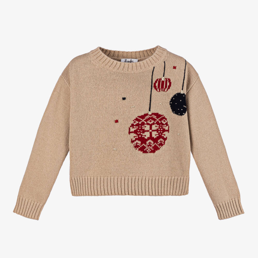 Il Gufo-Girls Soft Wool Knit Jumper | Childrensalon Outlet