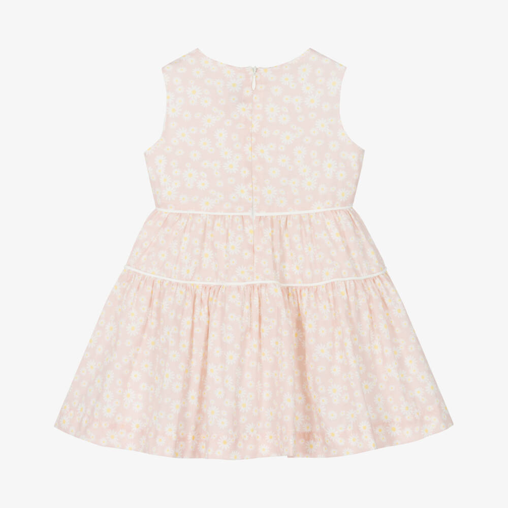 Il Gufo-Girls Springtime Daisy Cotton Frock | Childrensalon Outlet