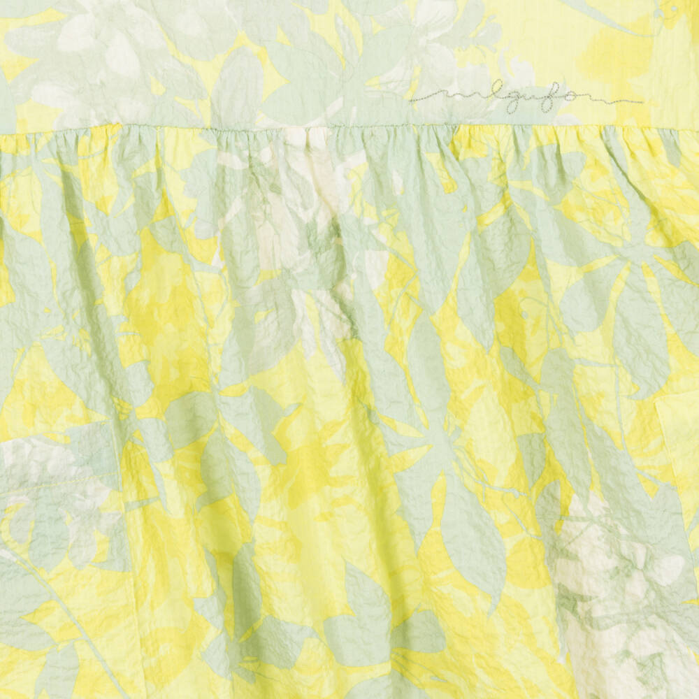 Il Gufo-Летнее платье из жатки с цветочным узором для девочек | Childrensalon Outlet