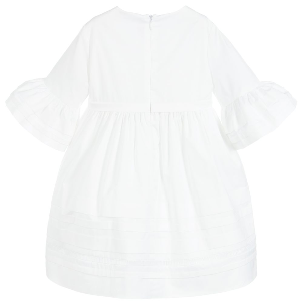 Il Gufo-فستان قطن لون أبيض | Childrensalon Outlet