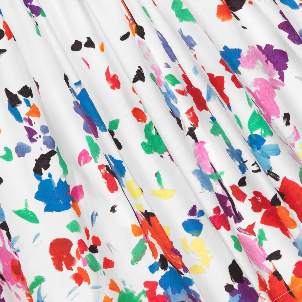 Il Gufo-Белое хлопковое платье для девочек | Childrensalon Outlet