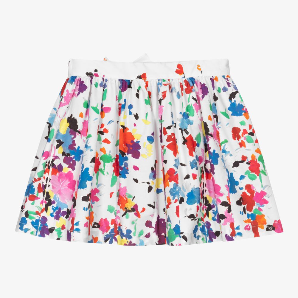 Il Gufo-تنورة قطن لون أبيض | Childrensalon Outlet