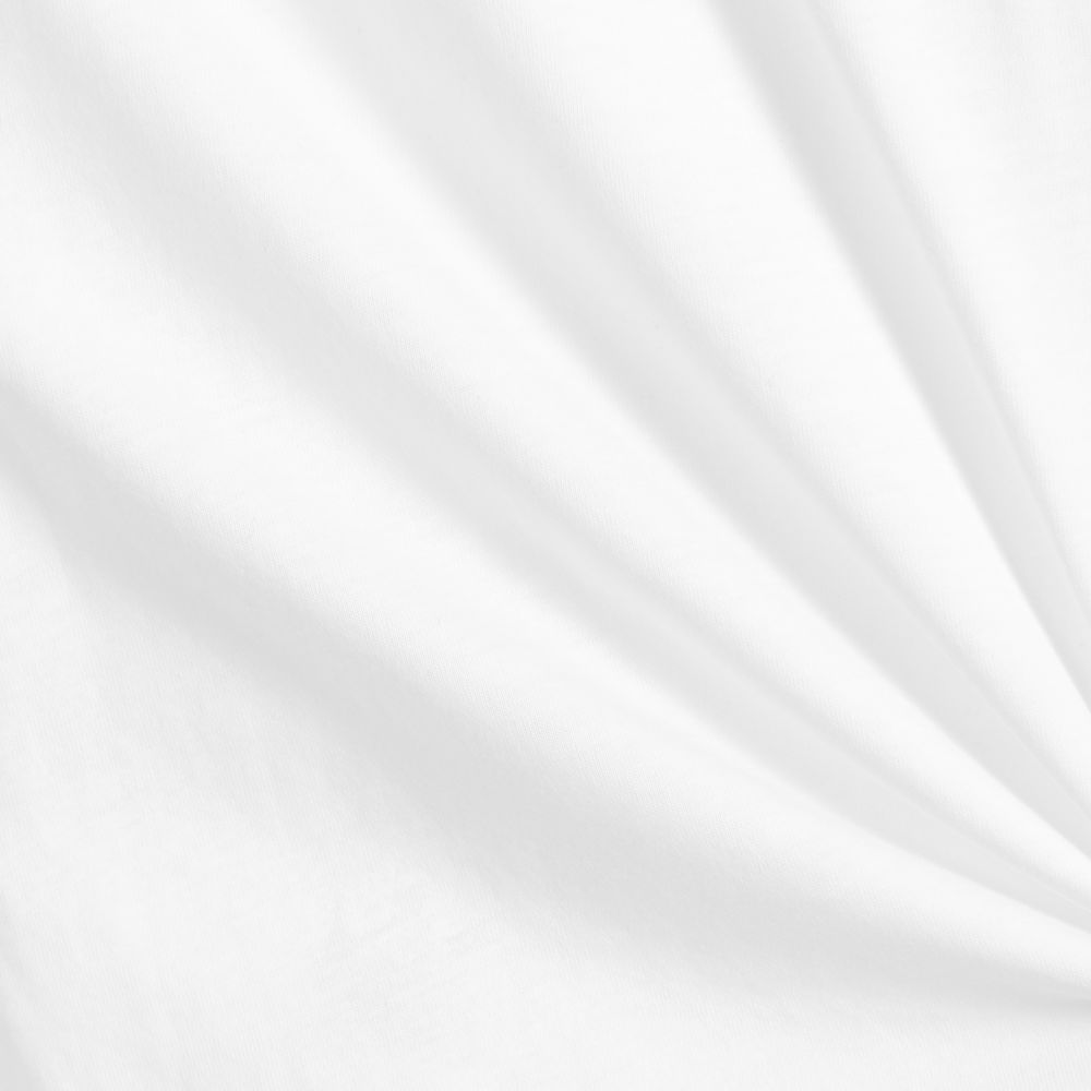 Il Gufo-Girls White Cotton T-Shirt | Childrensalon Outlet