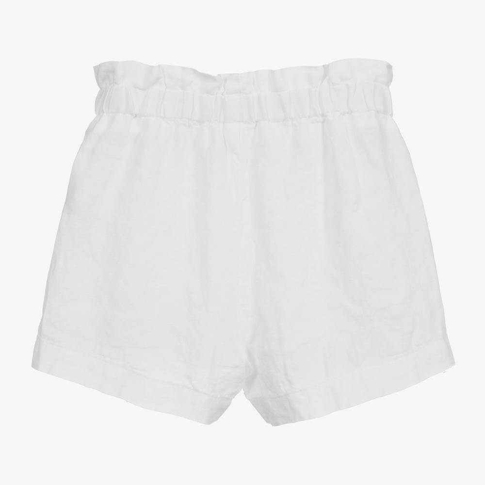 Childrens white shop shorts