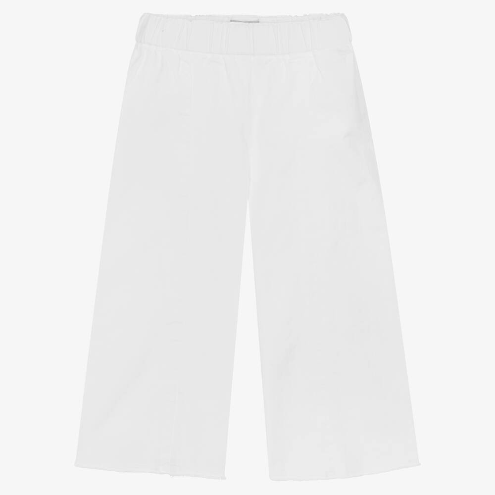 Il Gufo - Широкие белые брюки для девочек | Childrensalon